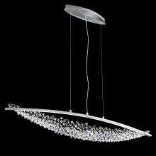  SHK300N-SS1R - Amaca 52in LED 3000K 120V Linear Pendant in Stainless Steel with Clear Radiance Crystal